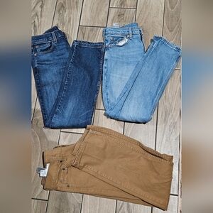 Mens Levi Strauss 513 Slim Straight 30x32 Pant Jean Lot (3)